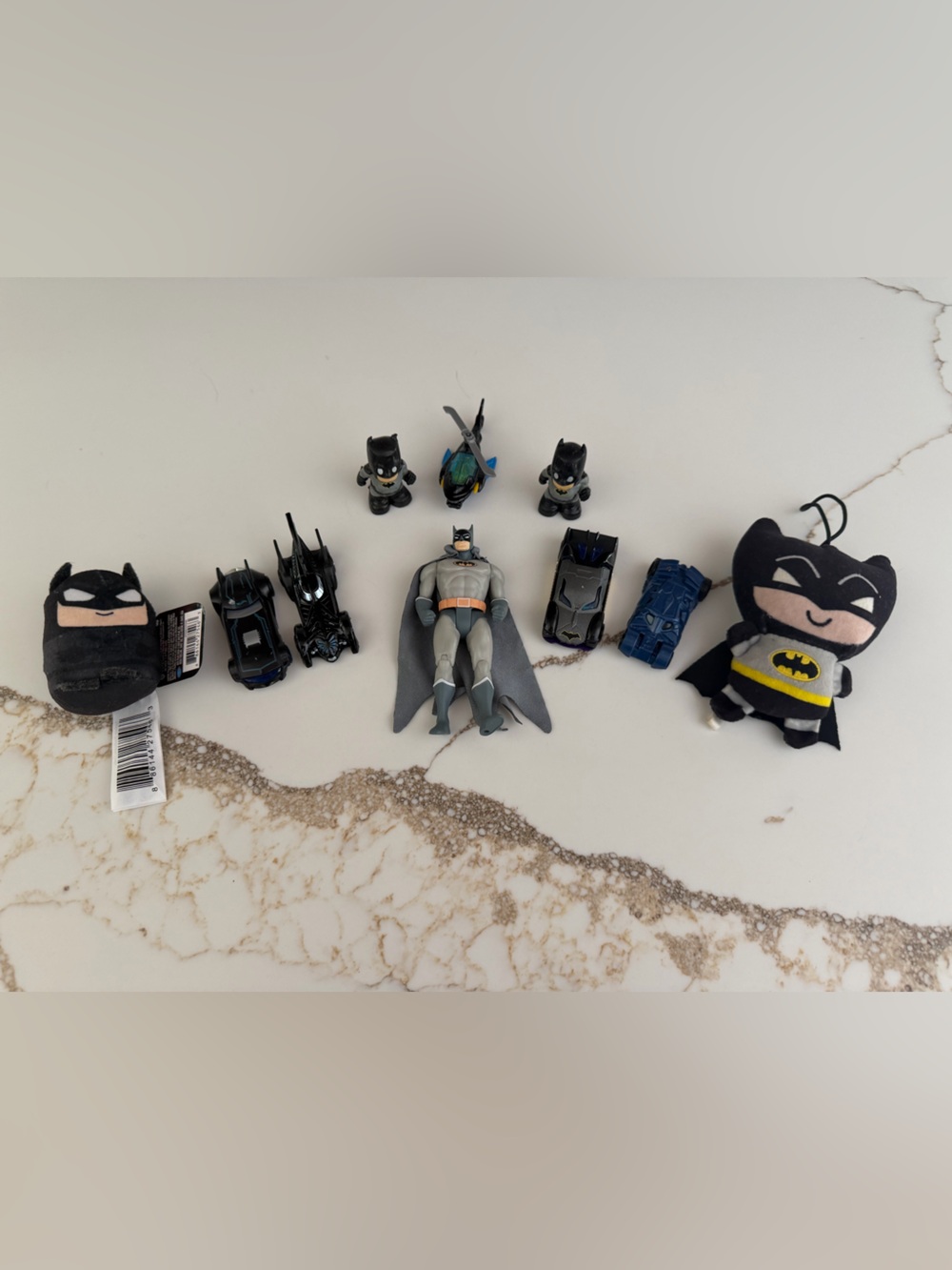 DC Comics Batman Figure & Plush Set - Black, Gray, Blue